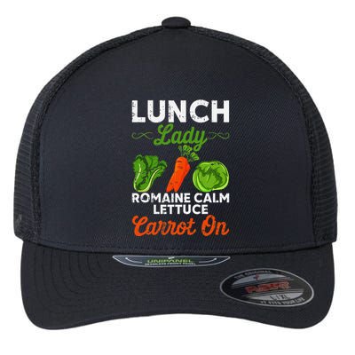 Lunch Lady Squad Cafeteria Worker Dinner Lady Cooking Flexfit Unipanel Trucker Cap