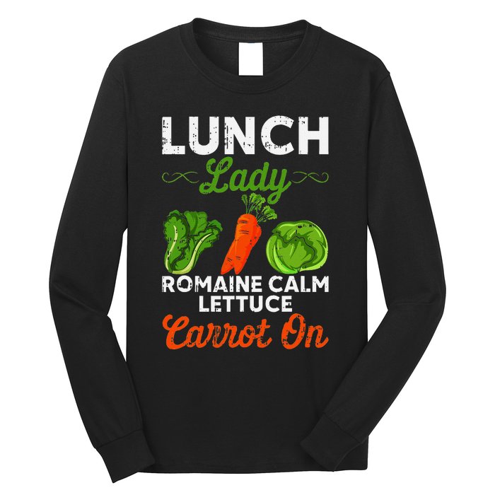 Lunch Lady Squad Cafeteria Worker Dinner Lady Cooking Long Sleeve Shirt