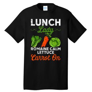 Lunch Lady Squad Cafeteria Worker Dinner Lady Cooking Tall T-Shirt