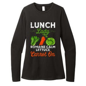 Lunch Lady Squad Cafeteria Worker Dinner Lady Cooking Womens CVC Long Sleeve Shirt