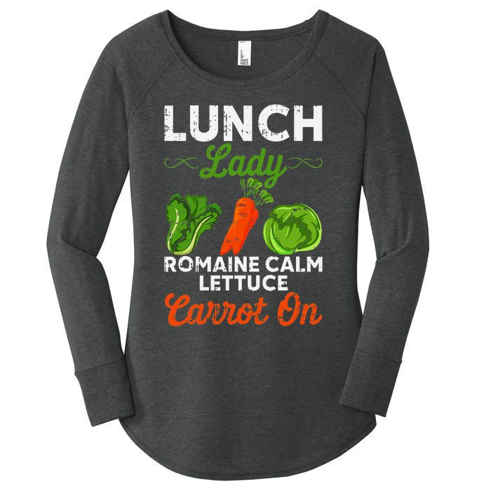 Lunch Lady Squad Cafeteria Worker Dinner Lady Cooking Women's Perfect Tri Tunic Long Sleeve Shirt