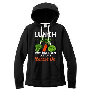 Lunch Lady Squad Cafeteria Worker Dinner Lady Cooking Women's Fleece Hoodie