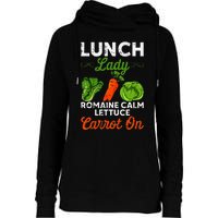 Lunch Lady Squad Cafeteria Worker Dinner Lady Cooking Womens Funnel Neck Pullover Hood