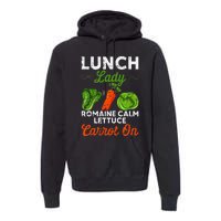 Lunch Lady Squad Cafeteria Worker Dinner Lady Cooking Premium Hoodie