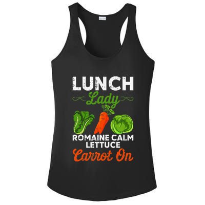 Lunch Lady Squad Cafeteria Worker Dinner Lady Cooking Ladies PosiCharge Competitor Racerback Tank