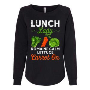 Lunch Lady Squad Cafeteria Worker Dinner Lady Cooking Womens California Wash Sweatshirt