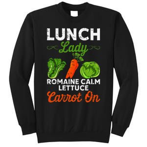 Lunch Lady Squad Cafeteria Worker Dinner Lady Cooking Tall Sweatshirt