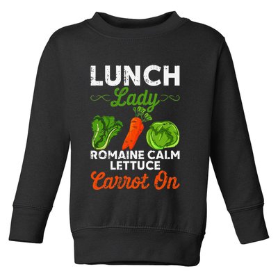 Lunch Lady Squad Cafeteria Worker Dinner Lady Cooking Toddler Sweatshirt