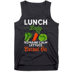 Lunch Lady Squad Cafeteria Worker Dinner Lady Cooking Tank Top