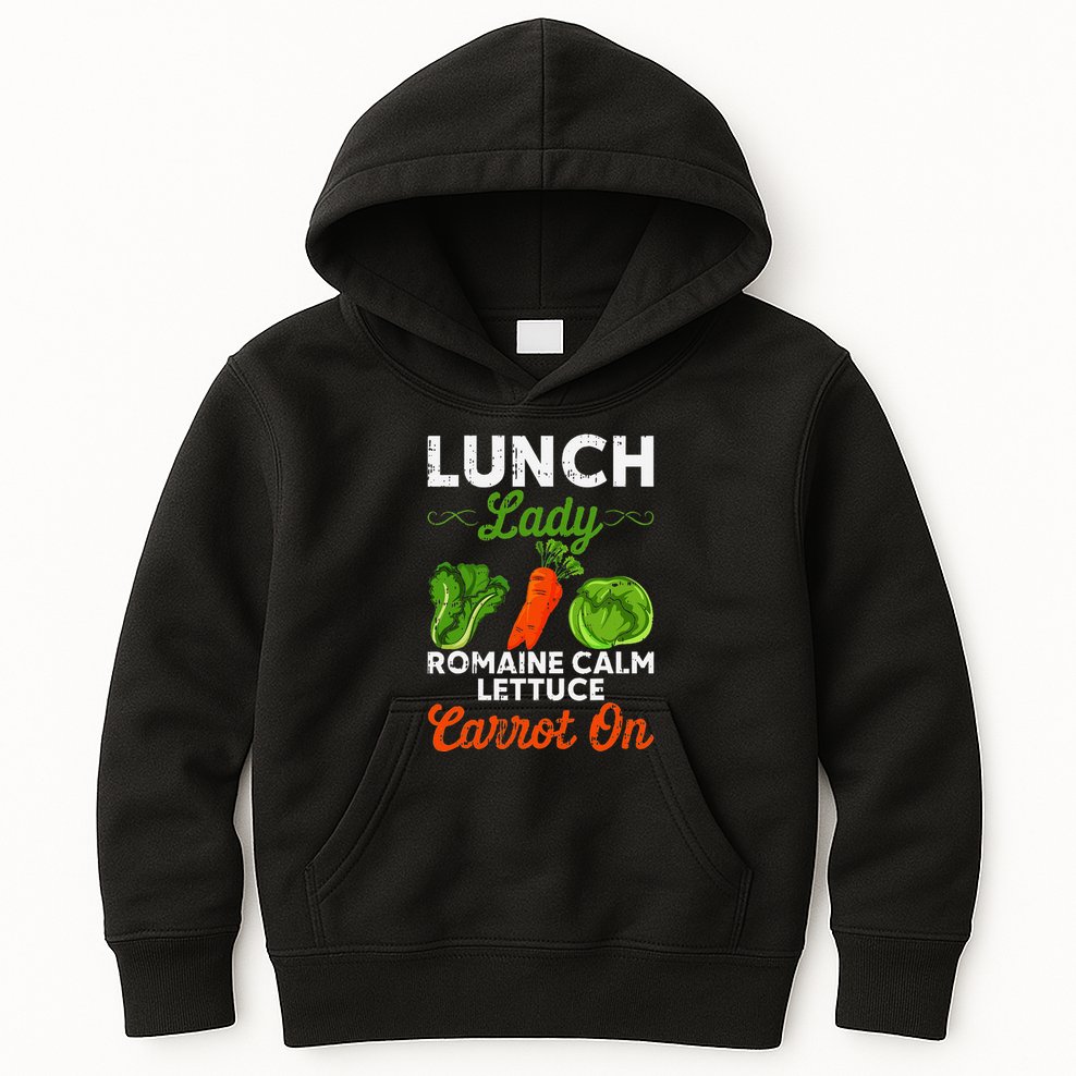Lunch Lady Squad Cafeteria Worker Dinner Lady Cooking Kids Hoodie