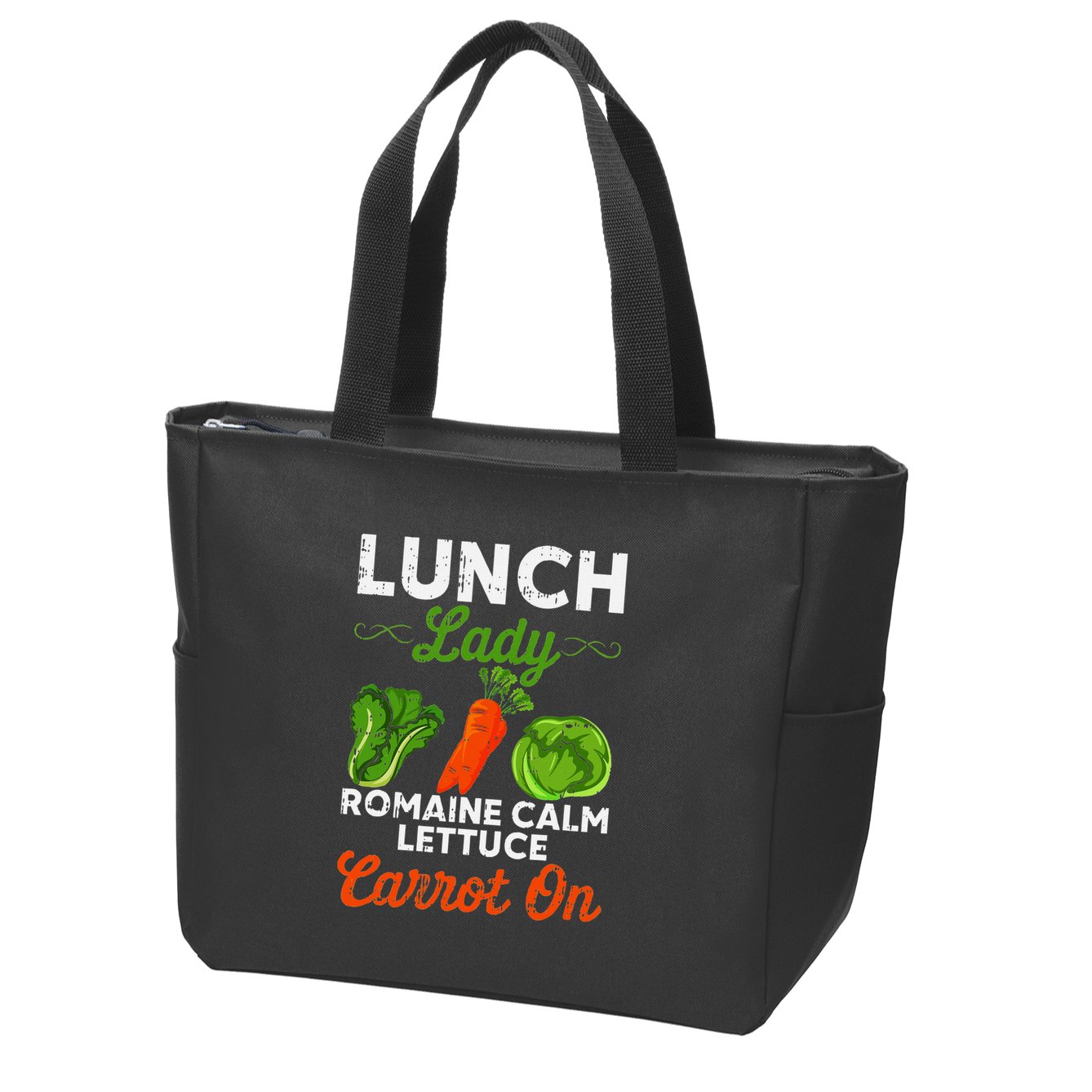 Lunch Lady Squad Cafeteria Worker Dinner Lady Cooking Zip Tote Bag