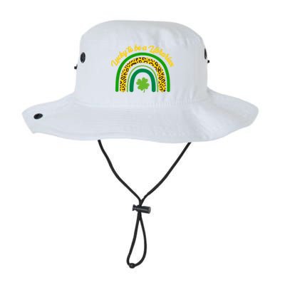 Lucky Librarian St Patrick's Day Rainbow Shamrock Books Fan Great Gift Legacy Cool Fit Booney Bucket Hat