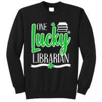 Lucky Librarian St Patricks Day Library Science Major Gift Sweatshirt