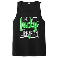 Lucky Librarian St Patricks Day Library Science Major Gift PosiCharge Competitor Tank