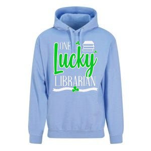 Lucky Librarian St Patricks Day Library Science Major Gift Unisex Surf Hoodie