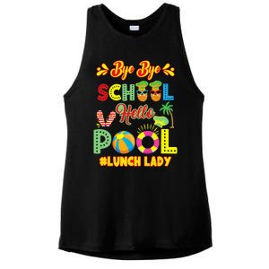 Lunch Lady Summer Break Lunch Lady Off Duty School Cafeteria Ladies PosiCharge Tri-Blend Wicking Tank