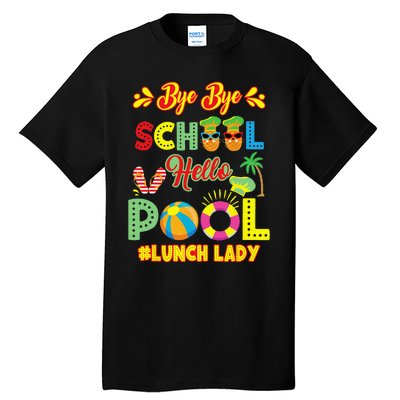 Lunch Lady Summer Break Lunch Lady Off Duty School Cafeteria Tall T-Shirt