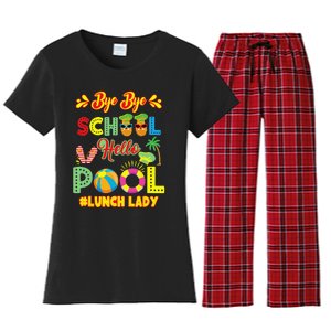 Lunch Lady Summer Break Lunch Lady Off Duty School Cafeteria Women's Flannel Pajama Set