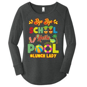 Lunch Lady Summer Break Lunch Lady Off Duty School Cafeteria Women's Perfect Tri Tunic Long Sleeve Shirt