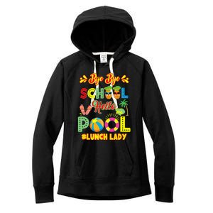 Lunch Lady Summer Break Lunch Lady Off Duty School Cafeteria Women's Fleece Hoodie