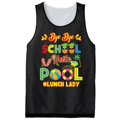 Lunch Lady Summer Break Lunch Lady Off Duty School Cafeteria Mesh Reversible Basketball Jersey Tank