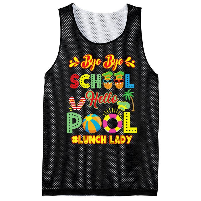 Lunch Lady Summer Break Lunch Lady Off Duty School Cafeteria Mesh Reversible Basketball Jersey Tank