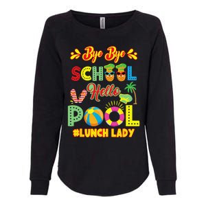 Lunch Lady Summer Break Lunch Lady Off Duty School Cafeteria Womens California Wash Sweatshirt