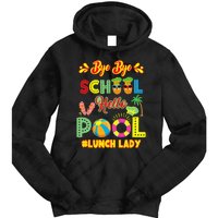 Lunch Lady Summer Break Lunch Lady Off Duty School Cafeteria Tie Dye Hoodie