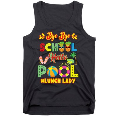 Lunch Lady Summer Break Lunch Lady Off Duty School Cafeteria Tank Top