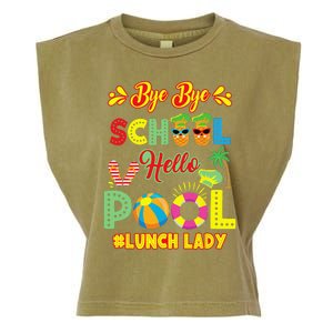 Lunch Lady Summer Break Lunch Lady Off Duty School Cafeteria Garment-Dyed Women's Muscle Tee