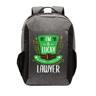 Lucky Lawyer St Patrick's Day Lawyers Gift Vector Backpack