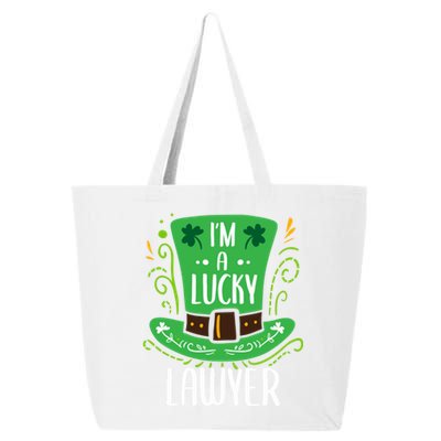 Lucky Lawyer St Patrick's Day Lawyers Gift 25L Jumbo Tote