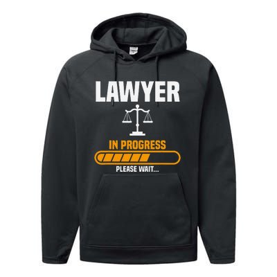 Lawyer Law School Prosecuting Criminal Defense Attorney Performance Fleece Hoodie