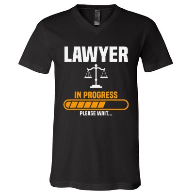 Lawyer Law School Prosecuting Criminal Defense Attorney V-Neck T-Shirt