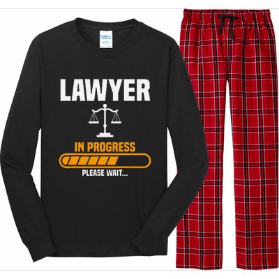 Lawyer Law School Prosecuting Criminal Defense Attorney Long Sleeve Pajama Set