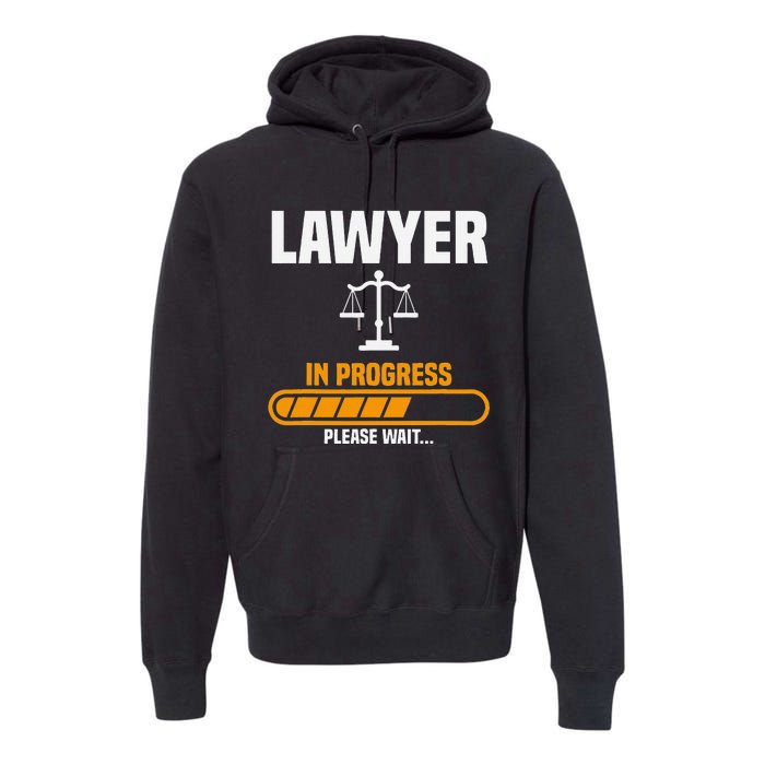 Lawyer Law School Prosecuting Criminal Defense Attorney Premium Hoodie