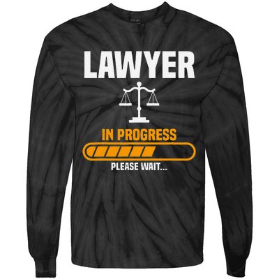 Lawyer Law School Prosecuting Criminal Defense Attorney Tie-Dye Long Sleeve Shirt