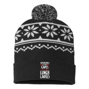 Lunch Lady Superheroes Without Capes Are Called Lunch Ladies USA-Made Snowflake Beanie