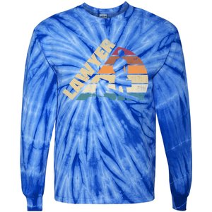 Lawyer Law Student Cool Gift Tie-Dye Long Sleeve Shirt