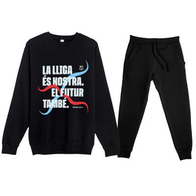 LA Lliga éS Nostra El Futur També Temporada 22 23 Premium Crewneck Sweatsuit Set