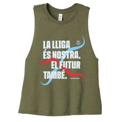 LA Lliga éS Nostra El Futur També Temporada 22 23 Women's Racerback Cropped Tank