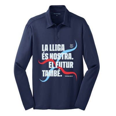 LA Lliga éS Nostra El Futur També Temporada 22 23 Silk Touch Performance Long Sleeve Polo