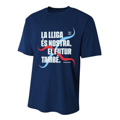 LA Lliga éS Nostra El Futur També Temporada 22 23 Performance Sprint T-Shirt