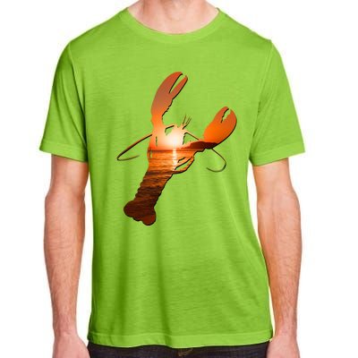 Lobster Lovers Silhouette Earth Day And Ocean Week Meaningful Gift Adult ChromaSoft Performance T-Shirt