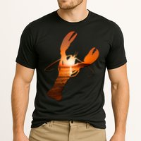 Lobster Lovers Silhouette Earth Day And Ocean Week Meaningful Gift Cooling Performance Crew T-Shirt