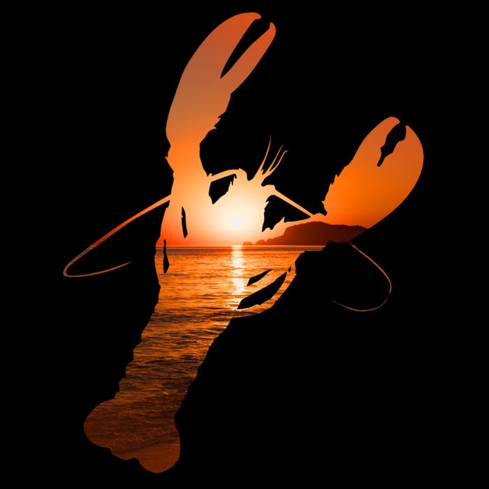 Lobster Lovers Silhouette Earth Day And Ocean Week Meaningful Gift Cooling Performance Crew T-Shirt