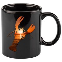 Lobster Lovers Silhouette Earth Day And Ocean Week Meaningful Gift 11oz C Handle Ceramic Mug