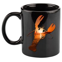 Lobster Lovers Silhouette Earth Day And Ocean Week Meaningful Gift 11oz C Handle Ceramic Mug