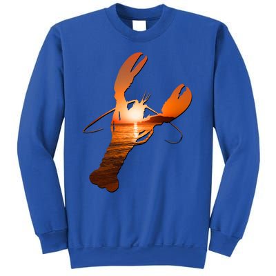 Lobster Lovers Silhouette Earth Day And Ocean Week Meaningful Gift Sweatshirt