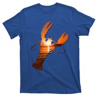 Lobster Lovers Silhouette Earth Day And Ocean Week Meaningful Gift T-Shirt